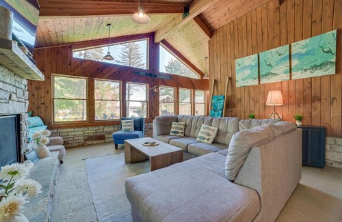 Kalkaska House | Lakefront Kalkaska Cottage with Fire Pit!