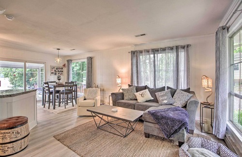 Penhook House | Lakefront Living with Dock, Fire Pit & Sunroom!
