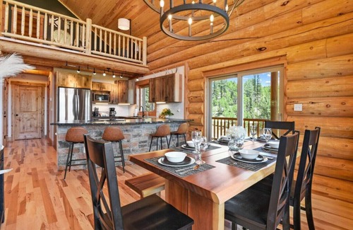 Spring Valley Cabin | Lakefront Log Cabin, Hot Tub, Lake Views