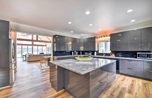 Cullowhee House | Lakefront Luxury w/Views: Glenville Gem!