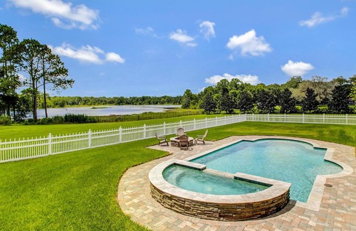 Odessa Apartment | LakeFront Manor Executive Manicured Estate on 5 Acres exceptional Sunsets and Lake View
