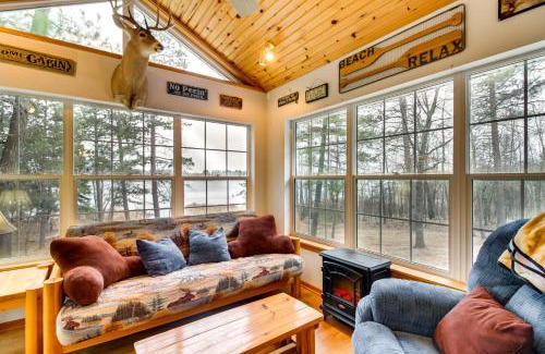 Park Rapids House | Lakefront Minnesota Home with Deck, Dock and Fire Pit