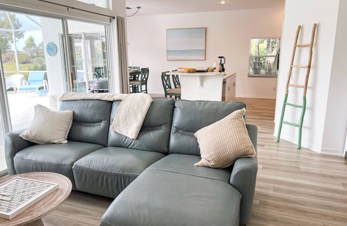 Falcons Glen House | Lakefront Naples Lely Resort, 3BR Heated Pool + Players Club & Spa Access Option