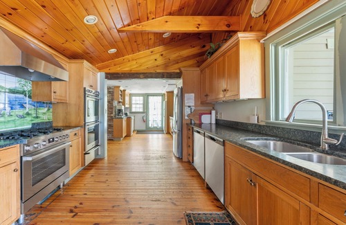 Bryant Pond House | Lakefront, Near Sunday River, Steam Rm, Firepit, HUGE Kitchen, LG Fireplace