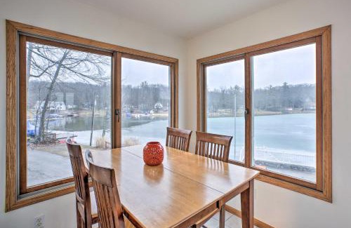 Newaygo House | Lakefront Newaygo Home - Private Dock, Kayaks