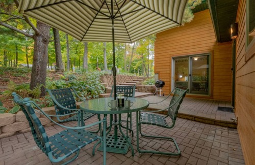 Balsam Lake Cabin | Lakefront. Pontoon Rental. No Steps To Lake.