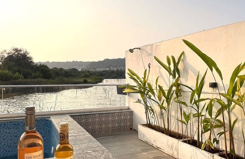 Arpora Villa | Lakefront, Pvt Pool, Caretaker - The BluJam Villa
