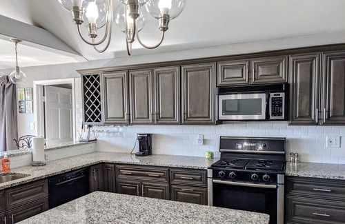 East Tawas House | Lakefront Retreat: Escape to a SANDY Pet Friendly private Lake Huron Beach!