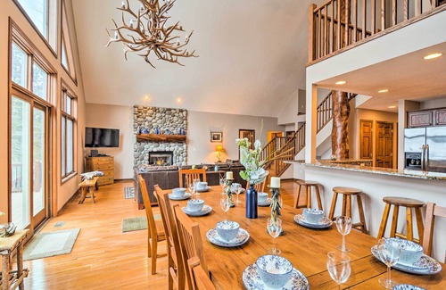 Higgins Lake House | Lakefront Roscommon Home w/Game Room & Dock!