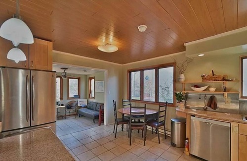 Pocono Summit Ski Chalet | LAKEFRONT Stillwater Lakes Chalet- Hot Tub, Gameroom, Firepit, Kayaks, Dock, BBQ