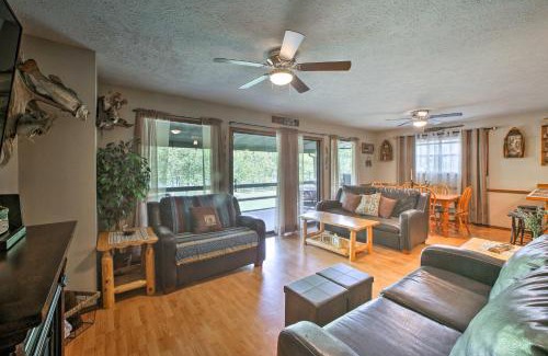 Golden House | Lakefront Table Rock Home with Fire Pit!