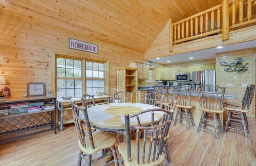 Birchwood Cabin | Lakefront Wisconsin Cabin with Boat Dock!
