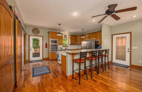 Dandridge Cabin | Lakefront with private dock and fire pit