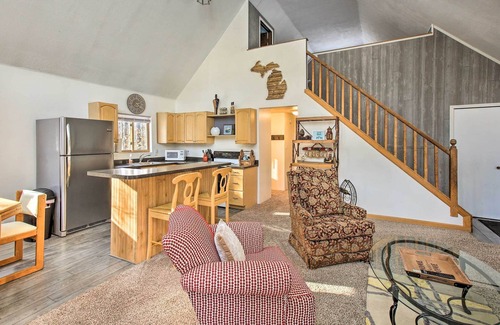 Mancelona Cottage | Lakes of the North Home on Snowmobile & ATV Trail!