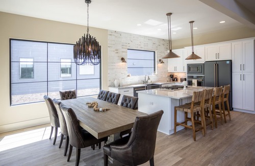 Winchester House | Lakeshore Modern! Lake front with platform dock and 2 kayaks, firepit and views
