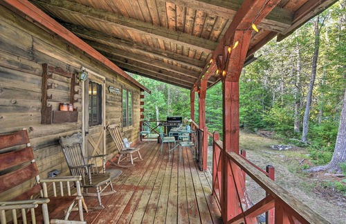 Willimantic Cabin | Lakeside Livin’: Cozy Cabin Steps to Sebec Lake!
