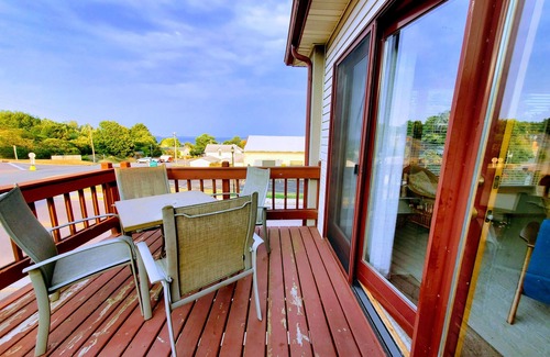 Bayfield Condo | Lakeview Condo: Downtown Bayfield, Beach, Deck