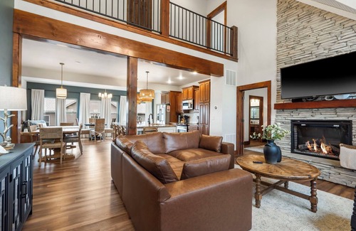 Indian Point House | Lakeview Escape with Zero Entry Pool & Boat Slip