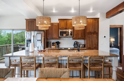 Indian Point House | Lakeview Escape with Zero Entry Pool & Boat Slip