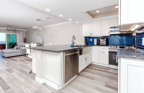 Sunset Beach Condo | Land's End 402 building 6 AMAZING Updates/Top floor with the BEST Beach View.