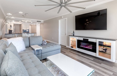 Sunset Beach Condo | Land's End 402 building 6 AMAZING Updates/Top floor with the BEST Beach View.
