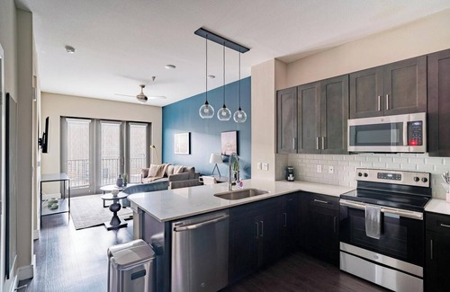 Central Business District Apartment | Landing | Beautiful 1BD, Gym, Clubhouse