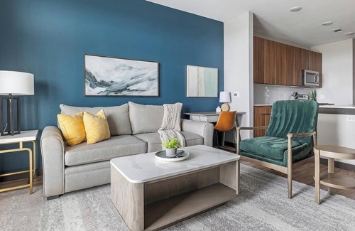Buda Apartment | Landing | Modern 1BD, Clubhouse, Game Room