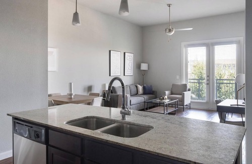 Buda Apartment | Landing | Modern 1BD, Yoga Studio, Gym