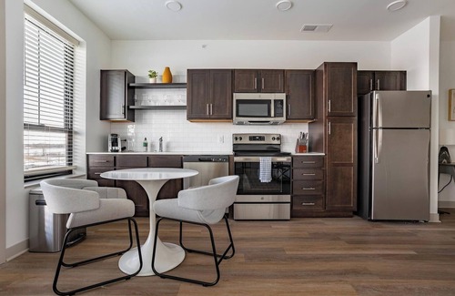 McCordsville Apartment | Landing | Stunning 1BD, Courtyard, Rooftop Lounge