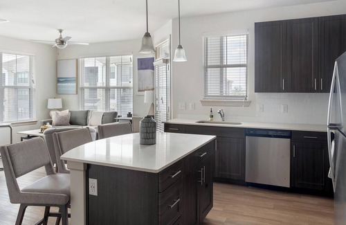 Pflugerville Apartment | Landing | Stylish 1BD, Game Room, Courtyard