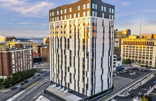 Greektown Historic District Apartment | Landing | Stylish 1BD, Clubhouse, Gym