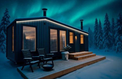 Muonio House | Landscape Cottages - Fell Village XXL, Nature View with Sauna and Fireplace, Ylläs 5min