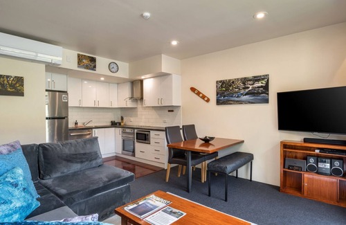 Thredbo Apartment | Lantern 05-Balcony nestled in the beautiful Snowy Mountains.
