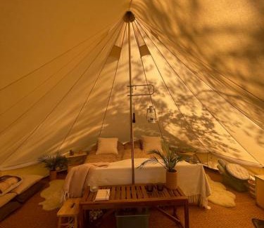 Mellanstrom Other | LaplandLiv Glampingtent with private sauna at the lake!