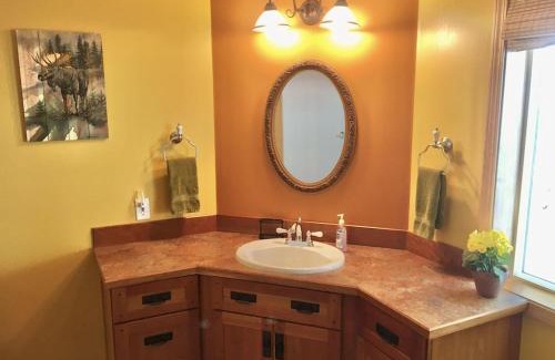 Sagle House | Larchwood Lodge with Lake View, Salt Water Hot Tub and Hiking Trails on 20 acres