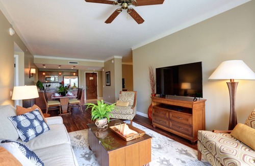 Honokowai Condo | Large 1 Bdrm plus Den-Cold AC-Resort Pools-Most Desired-Ocean views-Sleeps 6
