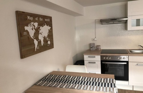 Wieblingen Apartment | Large basement apartment with kitchenette and bathroom, centrally located