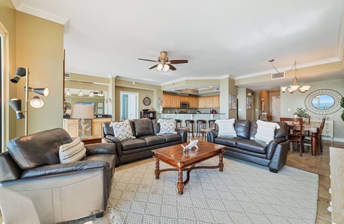 Ono Island Condo | Large Beachfront Penthouse Crystal Shores W | Indoor/Outdoor Pools, Fitness, Sauna | Beach Getaways