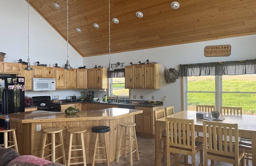 Marshall County Cabin | Large cabin on a private lake. Lots of great fishing lakes in the area.