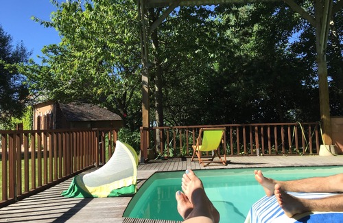 Marigne-Laille Villa | Large, comfortable, quiet farmhouse with heated swimming pool and large wooded garden