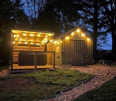 Newton Stewart House | Large country house with garden, outdoor spa area & games room with Hot Tub and Fire Pit