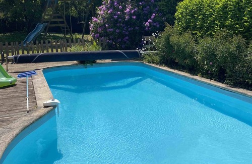 Luneray House | Large family home with pool in Normandy village center