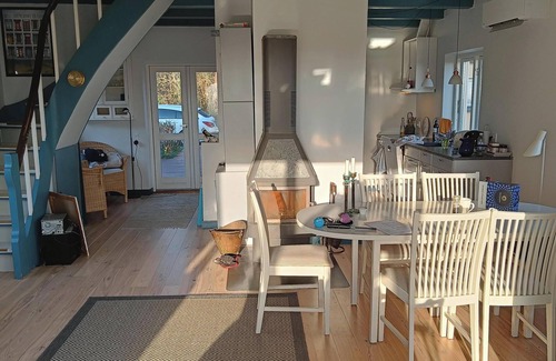 Marup House | Large holiday home with sea views - only approx. 60-meters from the sea.