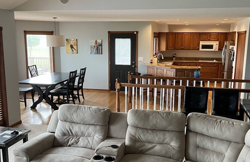 Boone House | Large home on golf course, close to Seven Oaks, Ledges Park & ISU. Sleeps 12+