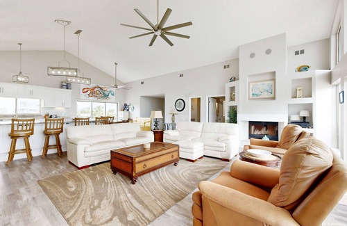 Holiday Isle House | Large home with private pool & ocean views - beach nearby, dog-friendly