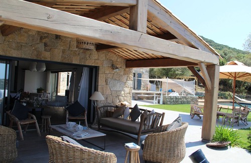 Belvedere-Campomoro Villa | Large luxury villa with swimming pool, exceptional view of the gulf