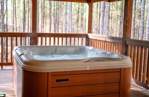 Broken Bow House | Large Luxury 2BR Cabin w Hot Tub Double Trouble was designed for fun comfort and memories minutes from buzzling Hochatown and beautiful Beaver Bend State Park