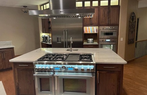 Angel Fire House | Large, luxury cabin, sleeps 19 with a gourmet kitchen, hot tub & fire pit