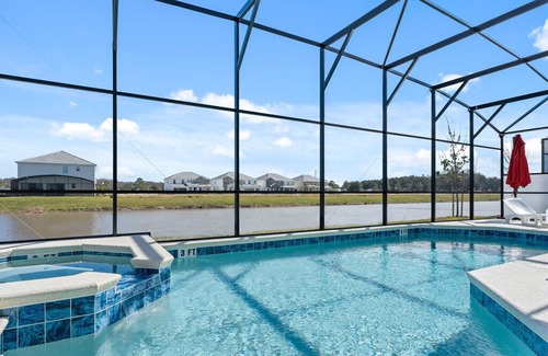 Kissimmee House | Large Luxury Villa | Game Room | Home Theater | Lake View | Veranda Palms Resort