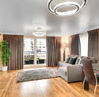 Greenwich West Apartment | Large Modern 2Bedroom 2Bathroom Apartment London Cutty Sark Greenwich Close to Canary Wharf, 02 - Perfect for long stay